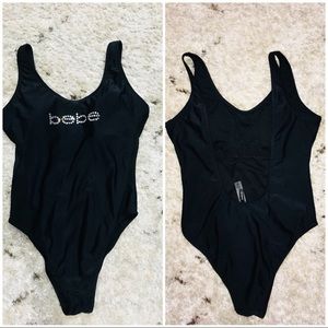 Bebe Women’s Black One Piece Swimsuit